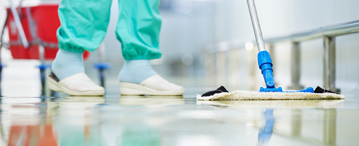 Cleaning to NHS standards with QFM software - SWG