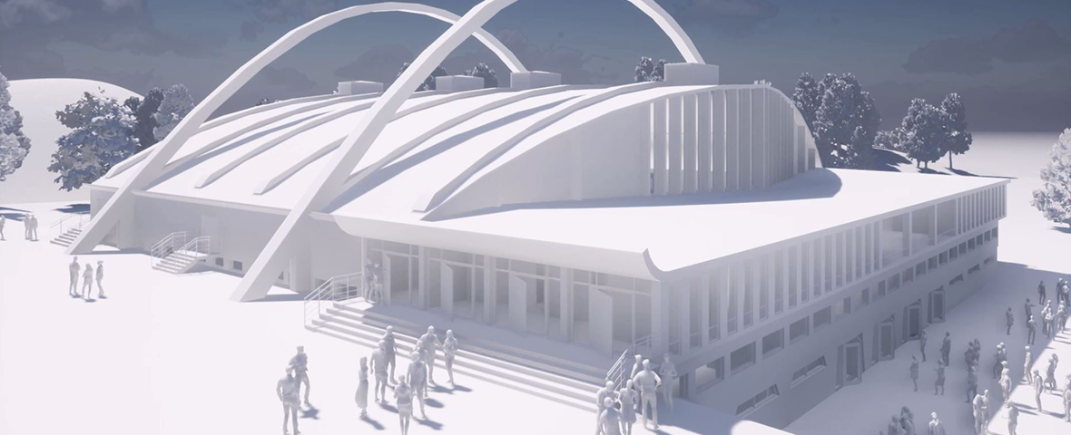 SWG har på uppdrag av Lejonfastigheter skapat en 3D BIM-modell av Sporthallen Linköping